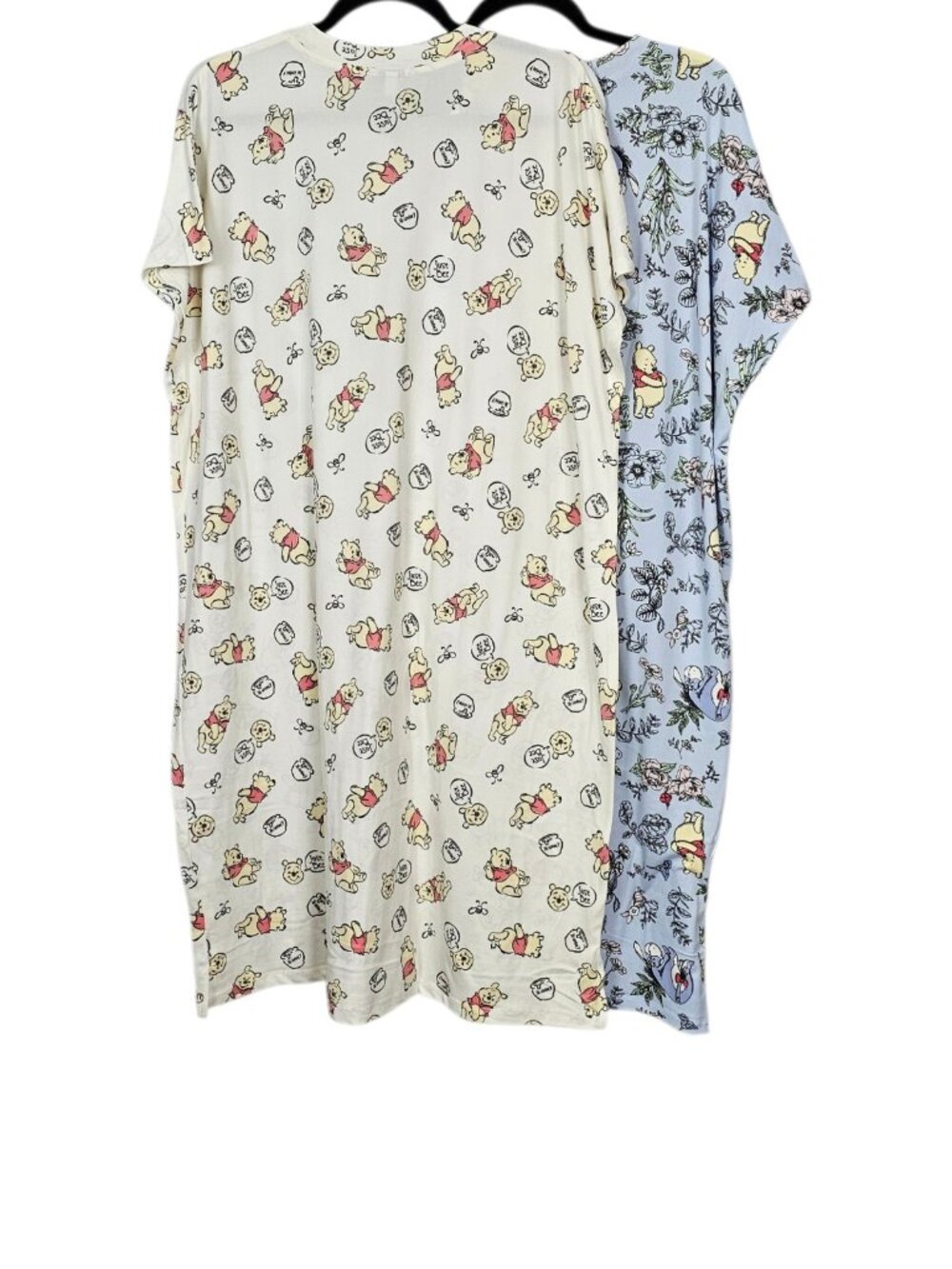 Disney Winne The pooh Women's 2-pack Sleep Dress Nightgown New XL Blue Yellow - Picture 6 of 9